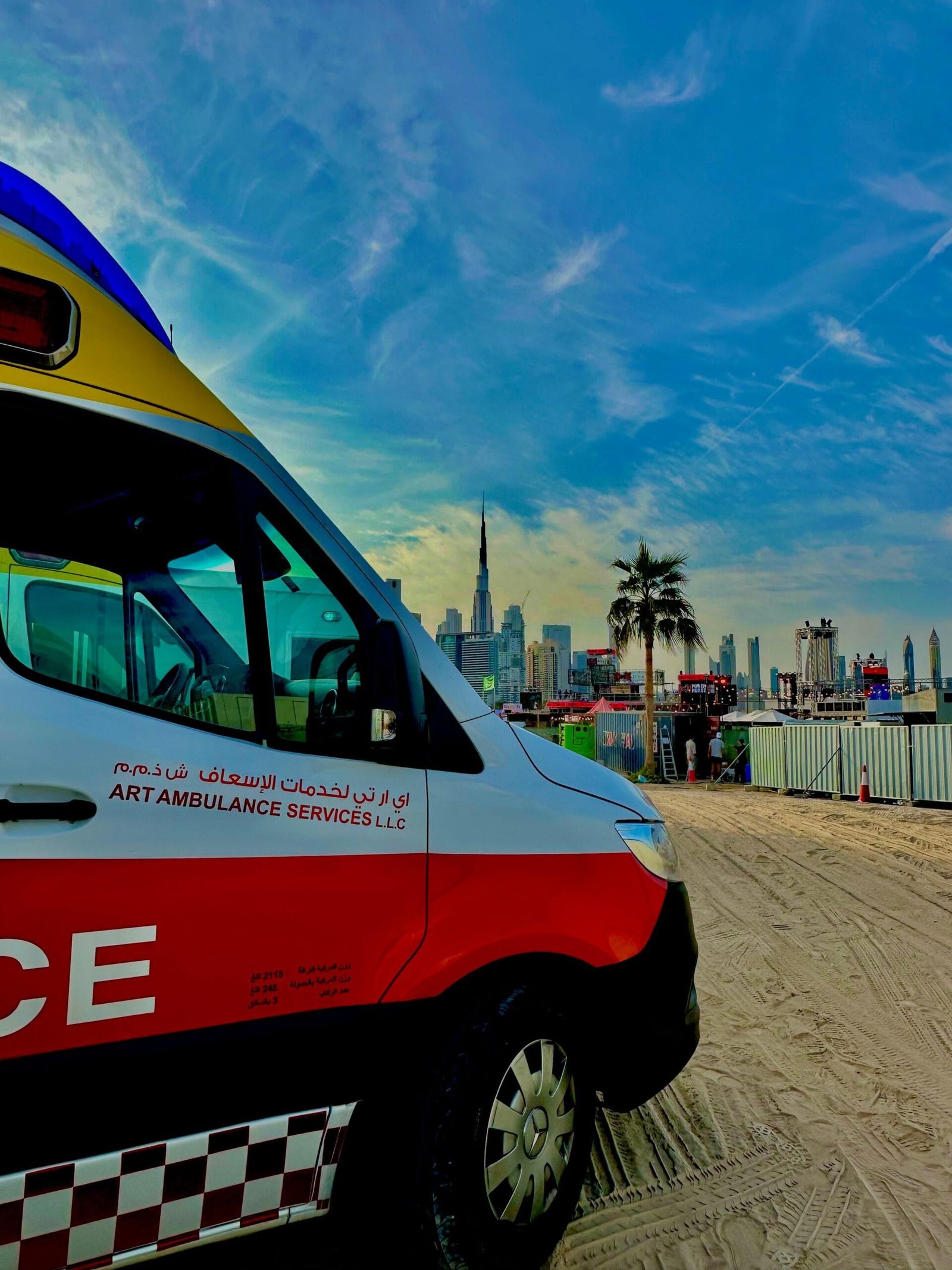Ambulance skyline UAE